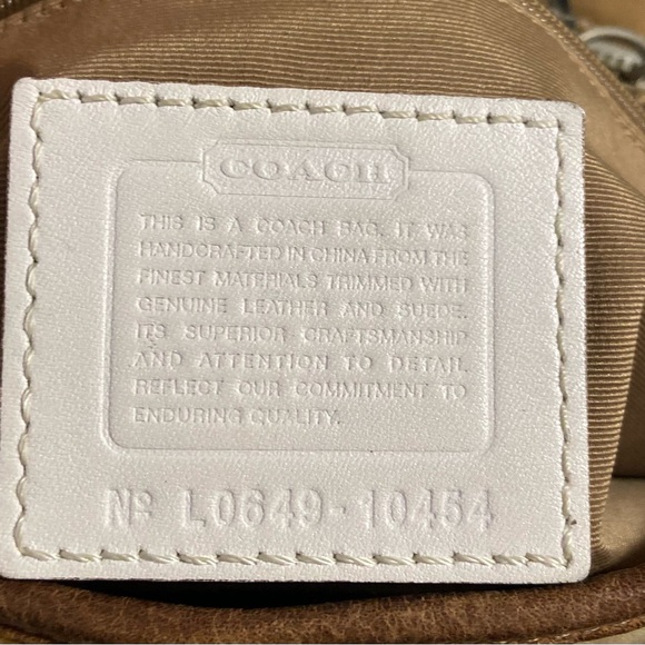 COACH Multi Pattern Patchwork Handbag - Picture 10 of 10